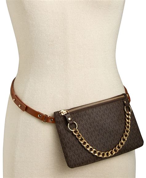 leather michael kors fanny pack|Michael Kors belt bag original.